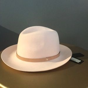 Rag and Bone light pink fedora